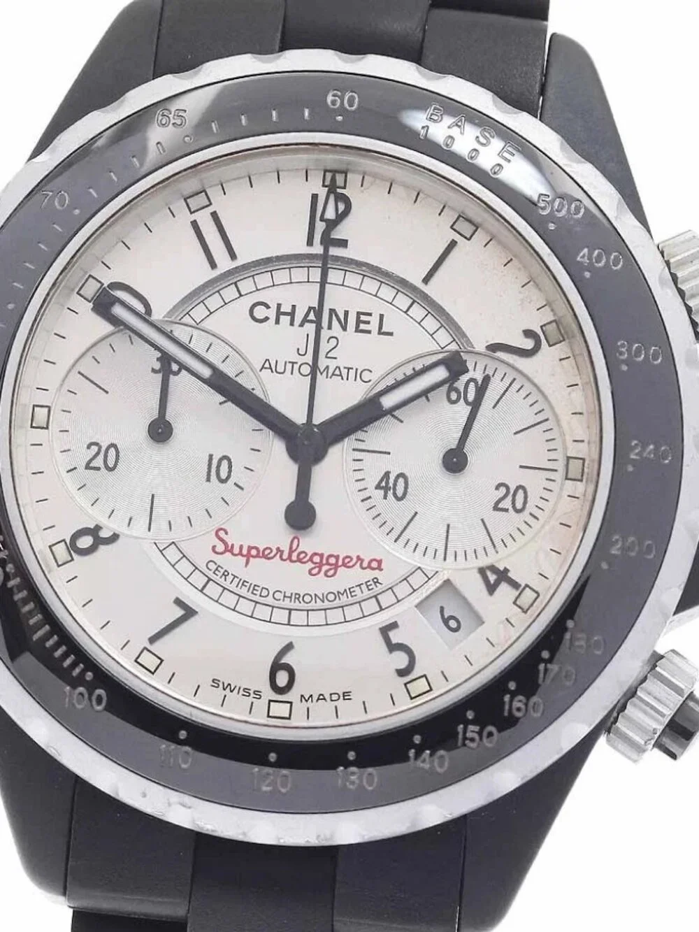 CHANEL J12 Super Reggera H2039 Chronograph Date Automatic Men's Watch_956947